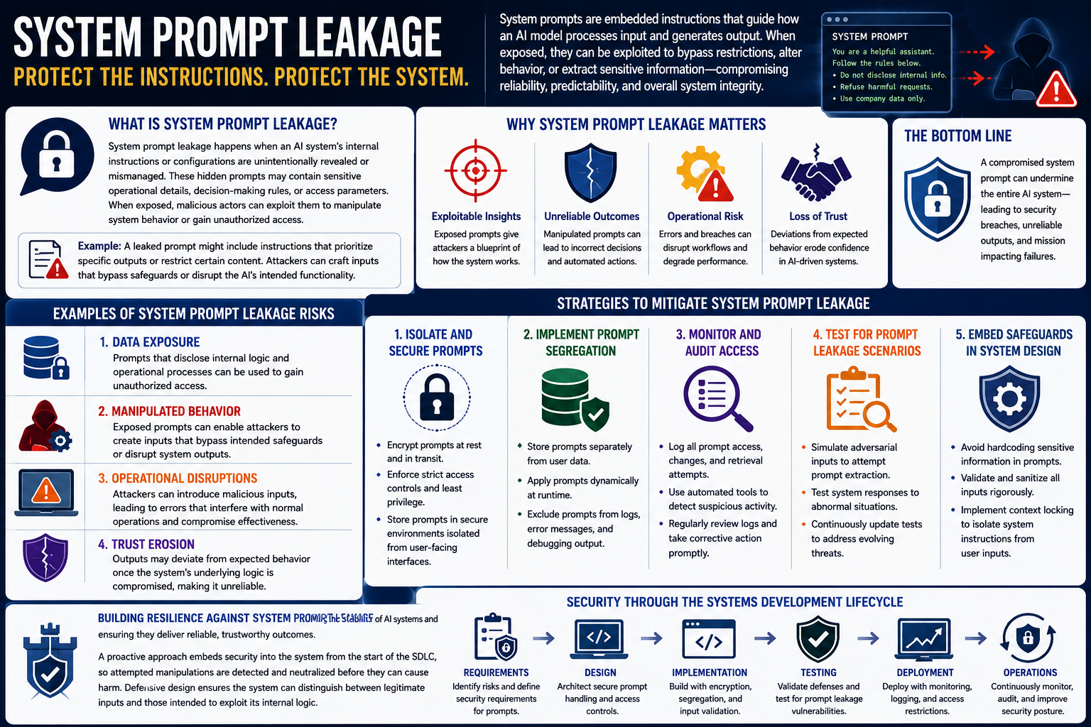 Understanding and Addressing System Prompt Leakage in AI Systems